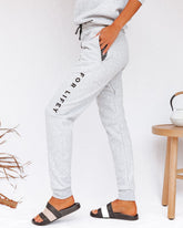 A Wifey For Lifey Cotton Blend Pocketed Joggers LULU-001